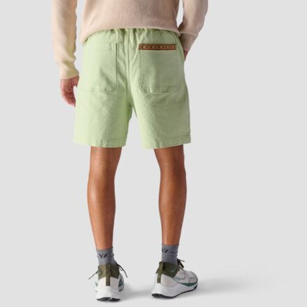 MENS Stoic Lime Canvas Cotton Carpenter Shorts Size XL